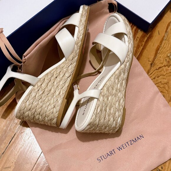Stuart Weitzman NIB Dayna leather espadrilles - Picture 3 of 4